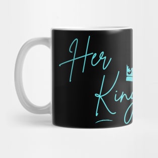 Her King Blue Crown Mug